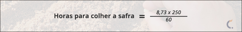 Cálculo do Tempo para Colheita de Soja