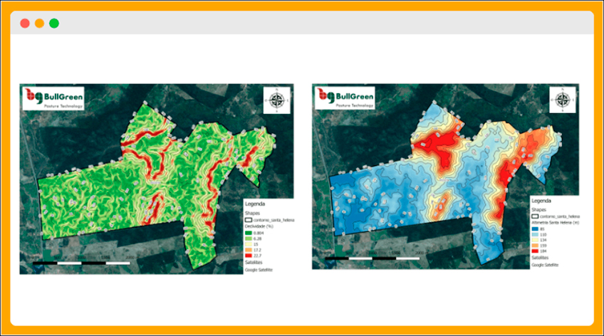 Mapa de Altimetria